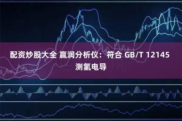 配资炒股大全 赢润分析仪：符合 GB/T 12145 测氢电导